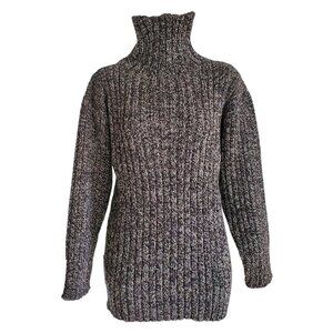 Calvin Klein VTG 100% Wool Fisherman’s Chunky Knit Sweater M